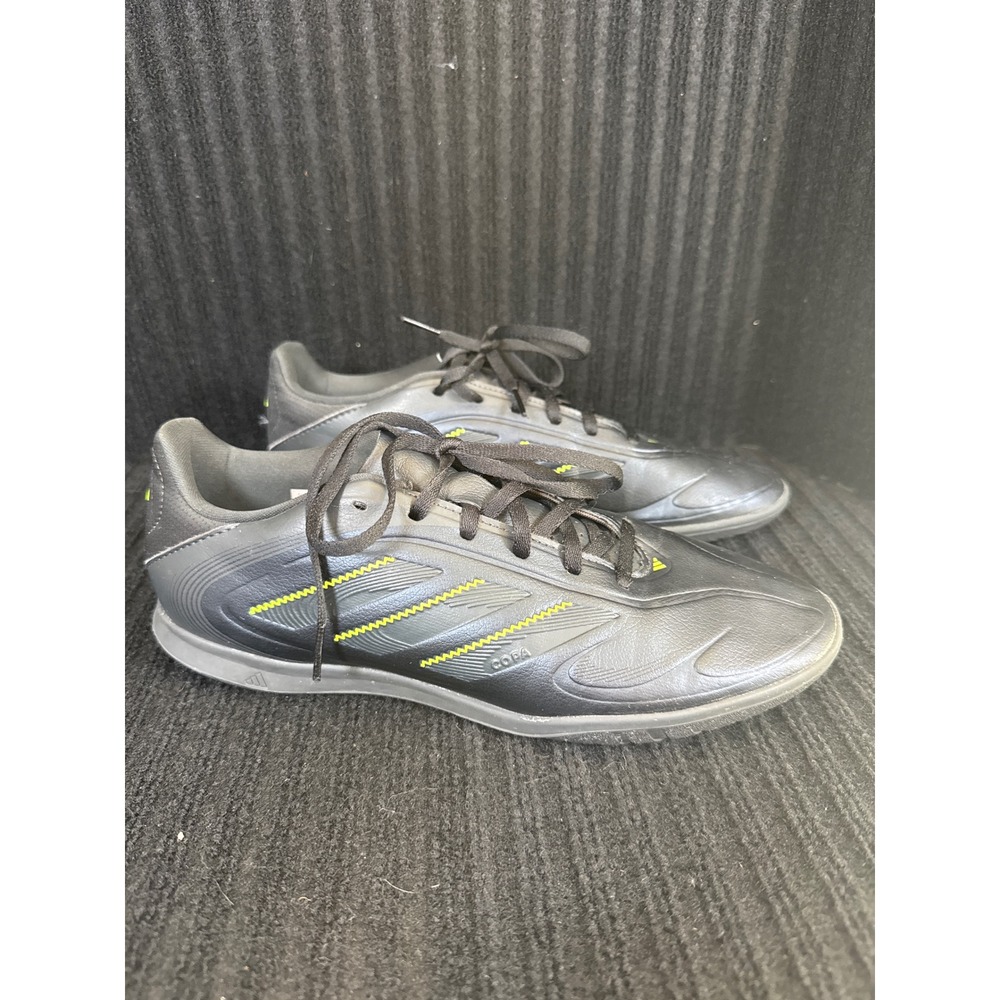 Adidas Copa Pure 2 Club IN Indoor Soccer Shoes Black Yellow Mens 9